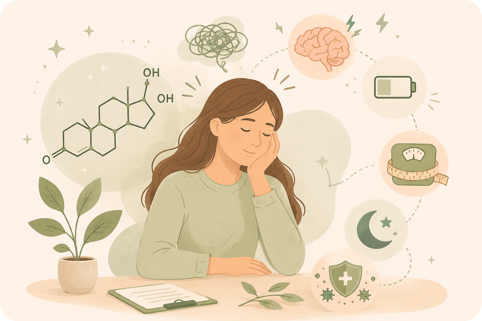 Hormonas de cortisol y cómo afecta el estrés a tu salud 1 Hormonas de cortisol