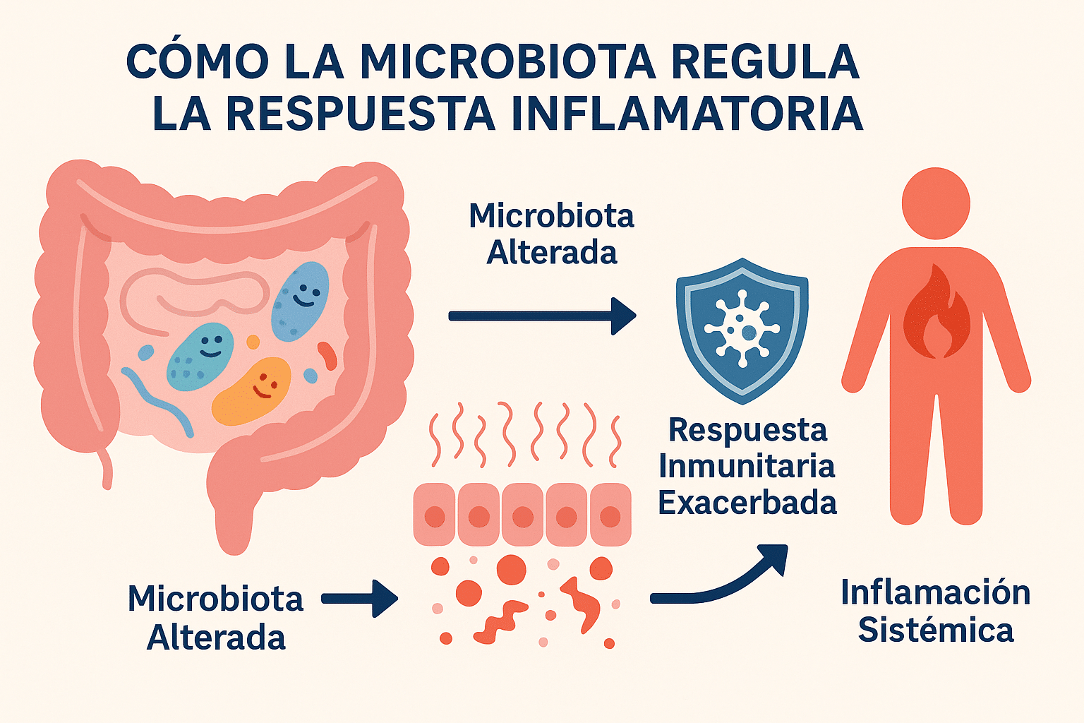 Cómo la microbiota intestinal influye en las enfermedades inflamatorias crónicas 2 enfermedades inflamatorias crónicas