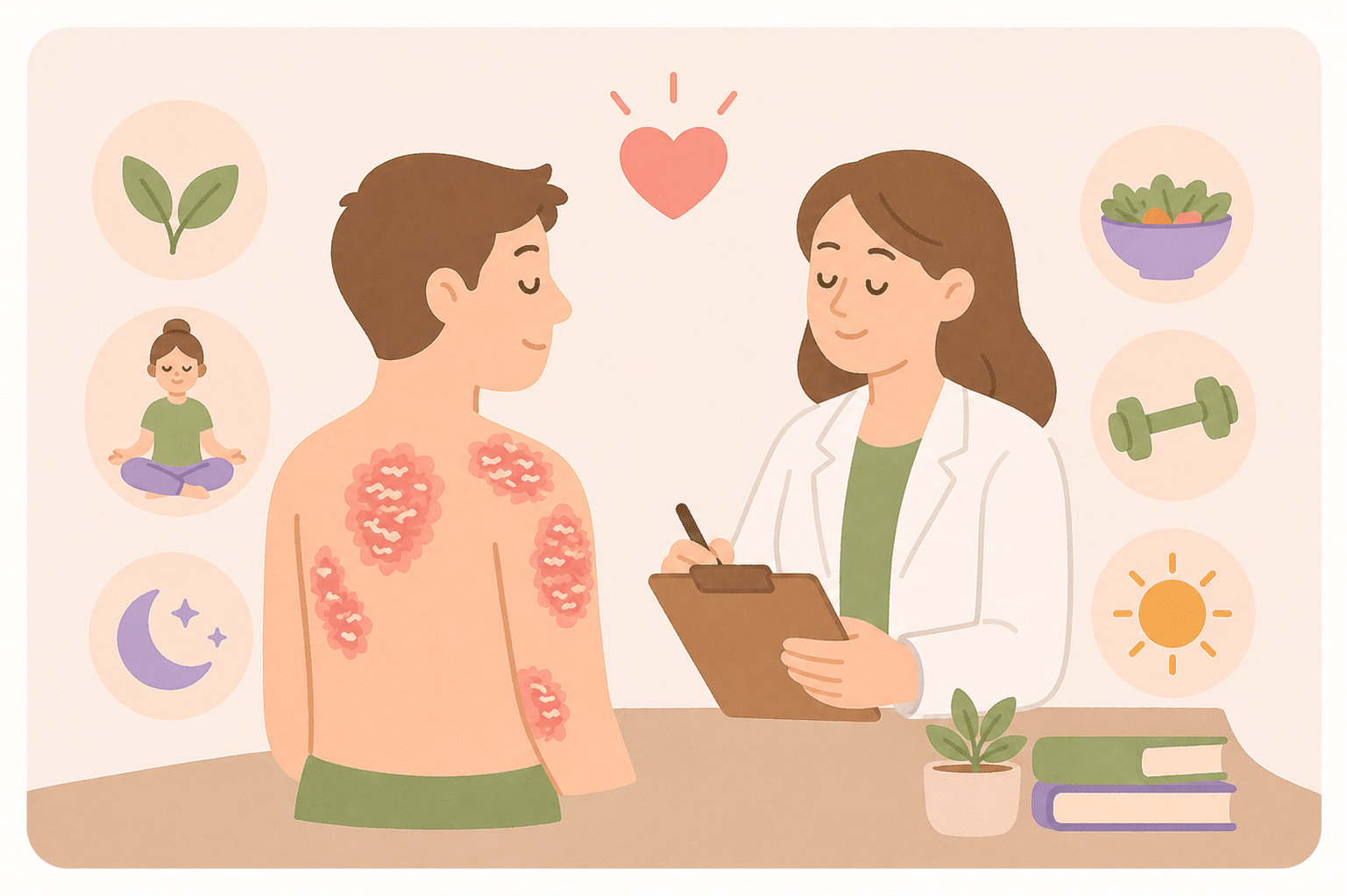 medicina integrativa y tratamiento para la psoriasis