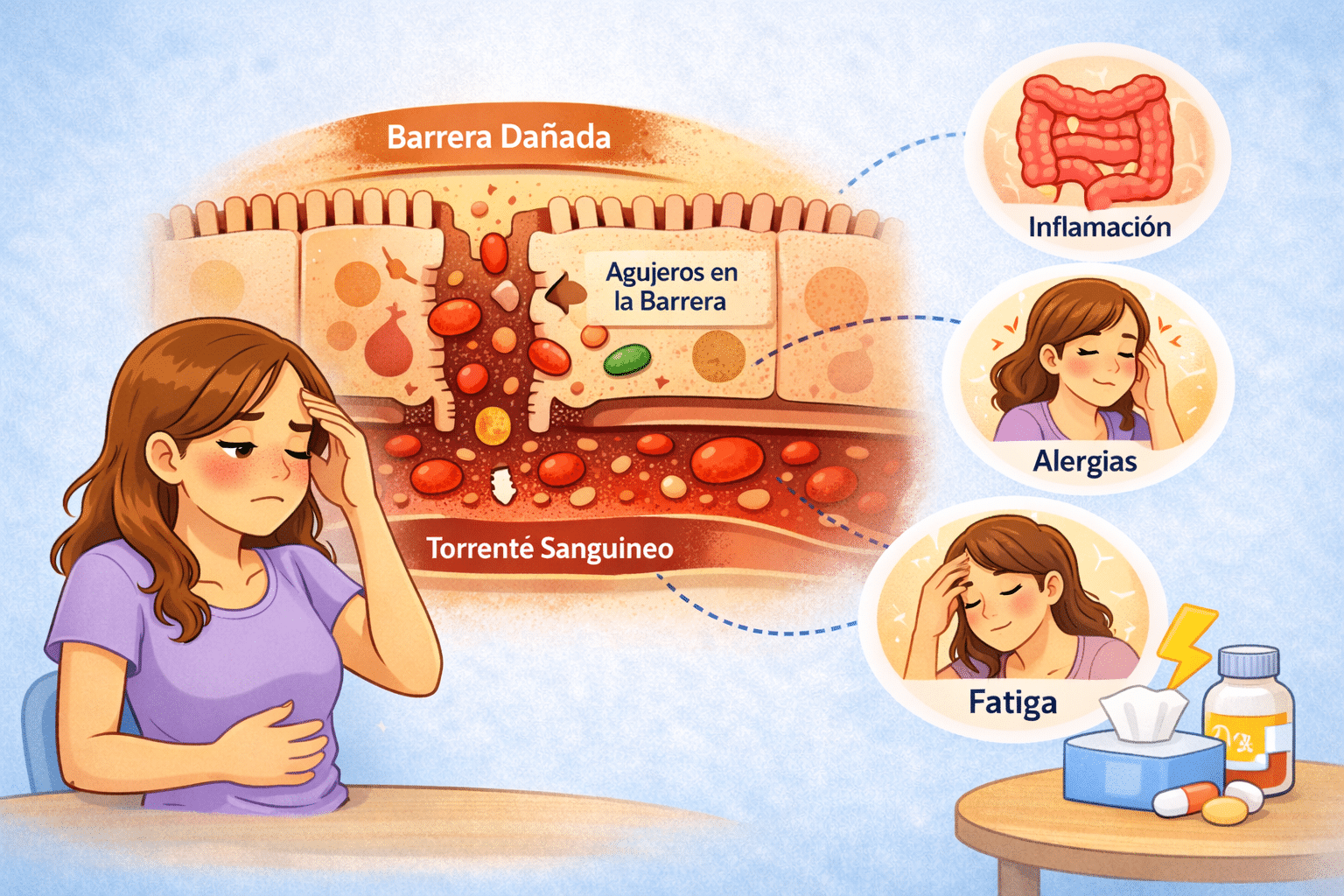 Cómo tratar la permeabilidad intestinal con un enfoque de medicina integrativa 1 permeabilidad intestinal